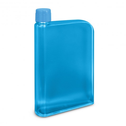 Light Blue Flat Water Bottles